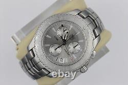 Tag Heuer Silver Mens Watch CJ1111. BA0576 Link Chronograph Racing Dive Sport SS