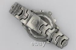 Tag Heuer Silver Mens Watch CJ1111. BA0576 Link Chronograph Racing Dive Sport SS