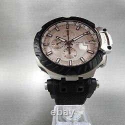 Tissot T-Race Chronograph Automatic Watch Men 48mm Silver Dial Stainless Steel