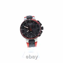 Tissot T-Race Cycling Watch T111417 Red Stainless Steel Case Mens USED