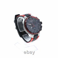 Tissot T-Race Cycling Watch T111417 Red Stainless Steel Case Mens USED