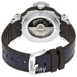 Tissot mens T-Race Stainless Steel Sport Watch Black T1154071705100