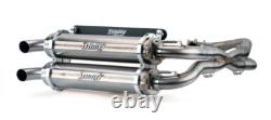 Trinity Racing Exhaust RZR XP 1000 Dual System Stainless Steel TR-4119D-SS
