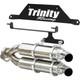 Trinity Racing Slip-on Muffler Stainless Steel For Polaris Tr4182s
