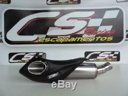 Triumph Daytona 675 R 2013-17 Slip-On Muffler Exhaust CS Racing No Headers