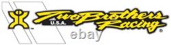 Two Brothers Racing S1-R Slip-On, Aluminum Muffler Stainless Steel 005-5380409-B