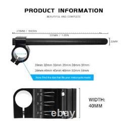 Universal Stainless Steel Racing CNC 31MM- 51MM Clip On Ons Fork Riser Handlebar