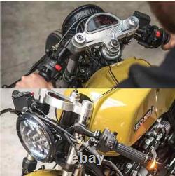 Universal Stainless Steel Racing CNC 31MM- 51MM Clip On Ons Fork Riser Handlebar Universal Stainless Steel Racing CNC 31MM- 51MM Clip On Ons Fork Riser Handlebar