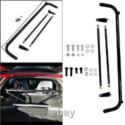Universal Stainless Steel Racing Safety Harness Bar Seat Belt Roll Rod Bar