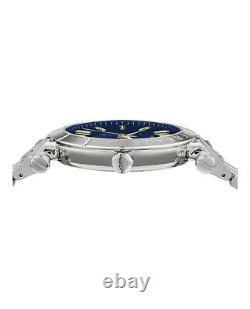 Versace Mens Stainless Steel 43 mm V-Race Bracelet Watch VE2B00421