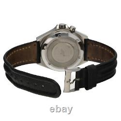 Vintage Lemania Regatta Racing Stainless Steel 40mm Automatic Wrist Watch