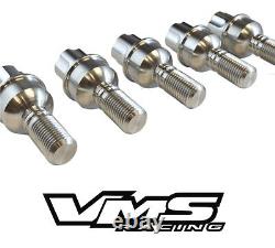 Vms Racing 20 10-13 Porsche Panamera Stainless Steel Locking Lug Nuts Bolts Set