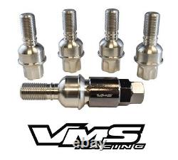Vms Racing 20 Porsche Cayman & S 987 Stainless Steel Locking Lug Nuts Bolts Set