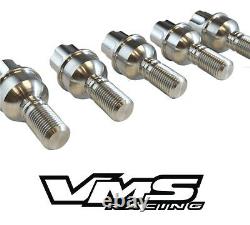 Vms Racing 20 Porsche Cayman & S 987 Stainless Steel Locking Lug Nuts Bolts Set