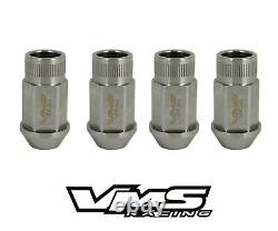 X16 Vms Racing T-304 Stainless Steel Pro Series Lug Nuts 12x1.5 For Honda Acura