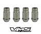 X16 Vms Racing T-304 Stainless Steel Pro Series Lug Nuts 12x1.5 For Honda Acura