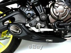 Yamaha FZ07 MT07 Full exhaust system + muffler + header 2014-on CS Racing