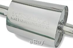 Yonaka 92-00 Honda Civic EG EK Performance Catback Exhaust 2DR 4DR Quiet Muffler