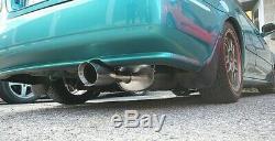 Yonaka 92-00 Honda Civic EG EK Performance Catback Exhaust 2DR 4DR Quiet Muffler