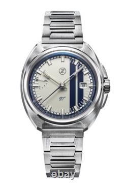 ZELOS GT Argento Variant Stainless Steel British Racing Watch Citizen Miyota