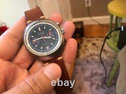 ZentRa Savoy Racing Dial Manual Wind Chronograph Valjoux 7734 Excellent