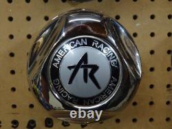 4 bouchons centraux en acier inoxydable American Racing pour 8 boulons 1515001S