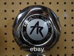 4 bouchons centraux en acier inoxydable American Racing pour 8 boulons 1515001S