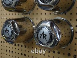 4 bouchons centraux en acier inoxydable American Racing pour 8 boulons 1515001S