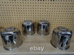 4 bouchons centraux en acier inoxydable American Racing pour 8 boulons 1515001S