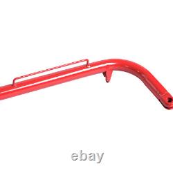 48 Ceinture de sécurité de course en acier inoxydable pour châssis de barre de harnais rouge Rod Chrome
