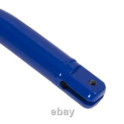 49 – Barre de fixation de harnais de sécurité pour châssis de course, en acier inoxydable, bleue