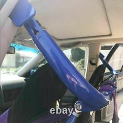 49 – Barre de fixation de harnais de sécurité pour châssis de course, en acier inoxydable, bleue