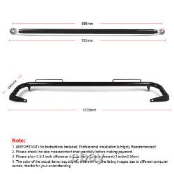 49 Ceinture de sécurité de course en acier inoxydable Châssis de barre de harnais de roulement noir
