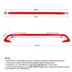 49 barre de harnais de sécurité de course en acier inoxydable rouge pour châssis, ceinture de siège, barre de protection, tige