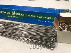 AERO Alpina Raggi Rayons de course en acier inoxydable et écrous 144 pièces 298 mm