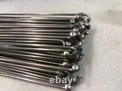 AERO Alpina Raggi Rayons de course en acier inoxydable et écrous 144 pièces 298 mm
