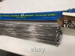AERO Alpina Raggi Rayons de course en acier inoxydable et écrous 144 pièces 298 mm