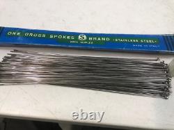 AERO Alpina Raggi Rayons de course en acier inoxydable et écrous 144 pièces 298 mm