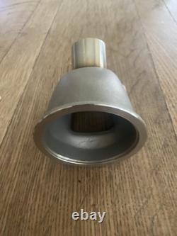 Adaptateur CX Racing en acier inoxydable moulé T4 vers V Band de 3 pouces avec tube pour soupape de décharge de 44 mm