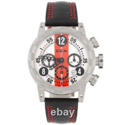 B. R. M Racing Acier Inoxydable Cadran Argent 44mm V12-44 Ensemble Complet