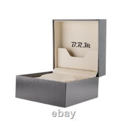 B. R. M Racing Acier Inoxydable Cadran Argent 44mm V12-44 Ensemble Complet