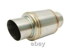 BLOX Racing BXEX-00103 Silencieux de course mini universel en acier inoxydable