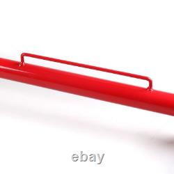 Barre de harnais de course en acier inoxydable universelle rouge 49 avec ceinture de sécurité à rouleau