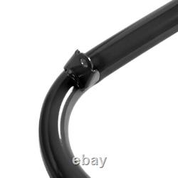 Barre de harnais de sécurité de course en acier inoxydable 49, ceinture de sécurité, châssis, tige noire