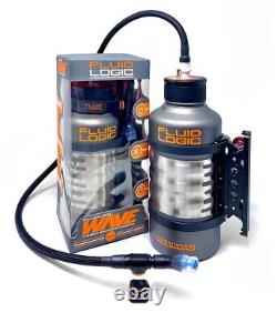 Bouteille de boisson de course Fluidlogic Motorsports en acier inoxydable pour hydratation