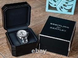 Breitling Bentley Gt Racing Cadran Argent 45 Boîtes Bracelet En Acier Inoxydable A13363