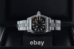 Cartier Roadster Large Automatique, Cadran de Course Noir en Acier Inoxydable, W62004V3