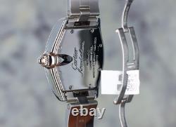 Cartier Roadster Large Automatique, Cadran de Course Noir en Acier Inoxydable, W62004V3