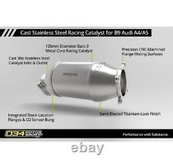 Catalyseur de compétition en acier inoxydable moulé pour Audi A4/A5 et Allroad B9/B9.5 2.0 TFSI