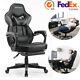 Chaise De Bureau Gaming Racing Exécutif En Cuir Ordinateur Fauteuil Pivotant Avec Repose-pied